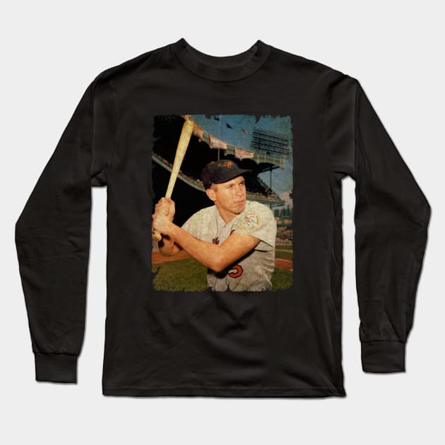 Brooks Robinson - Third Base (16) Long Sleeve T-Shirt by SOEKAMPTI